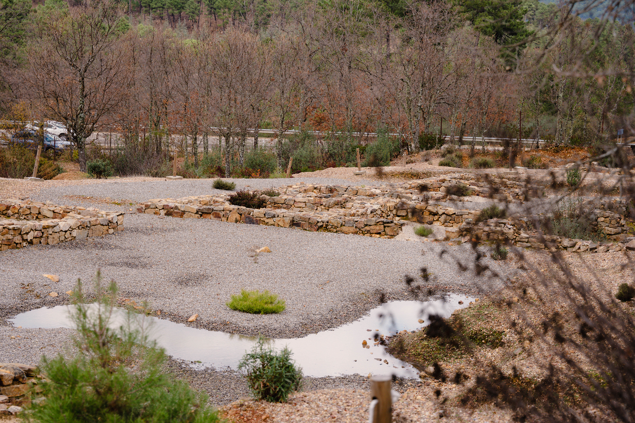 Restos del poblado romano en Fuencaliente, Ciudad Real. Imagen tomada por Ikonox Marketing Digital.
