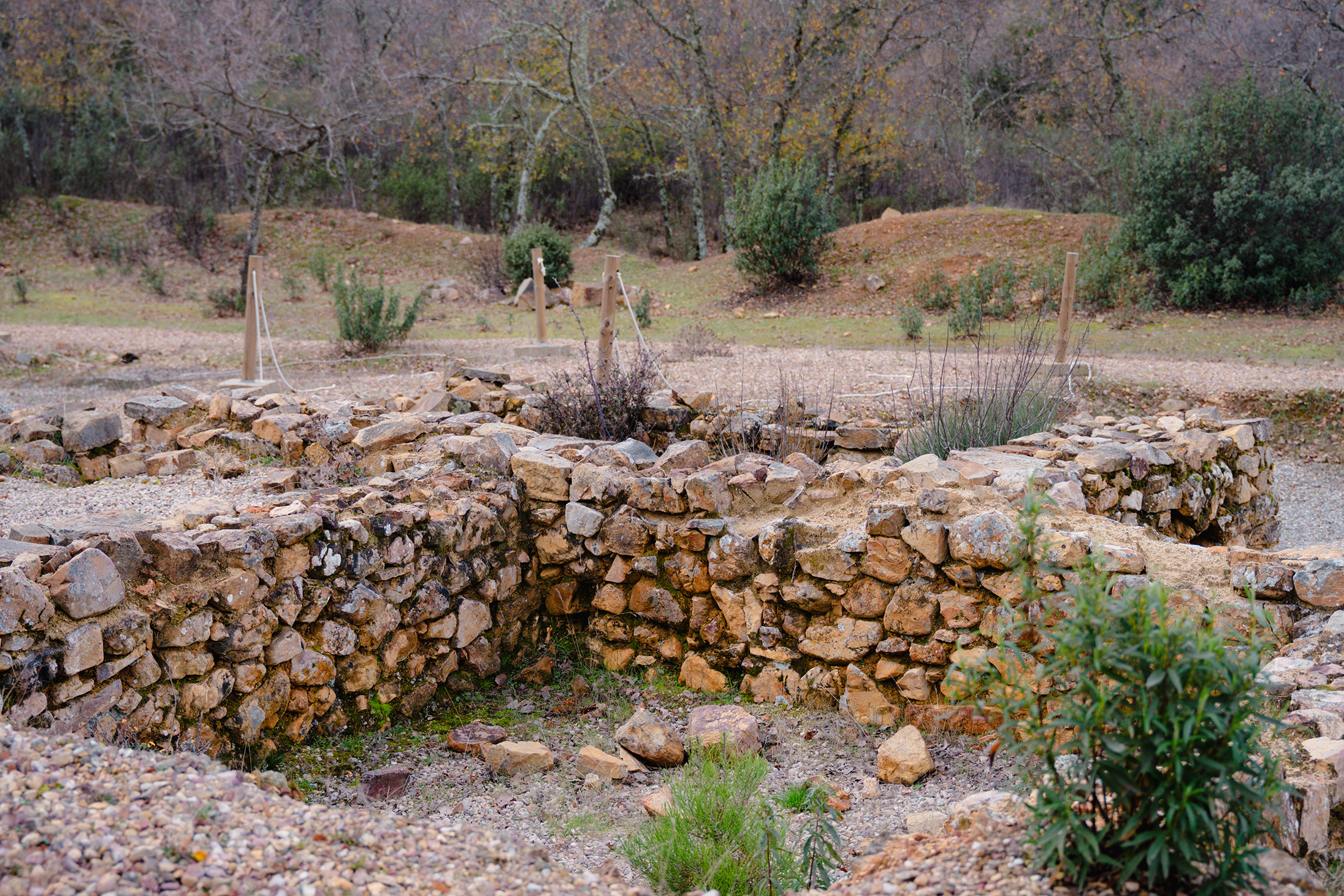 Restos del poblado romano en Fuencaliente, Ciudad Real. Imagen tomada por Ikonox Marketing Digital.