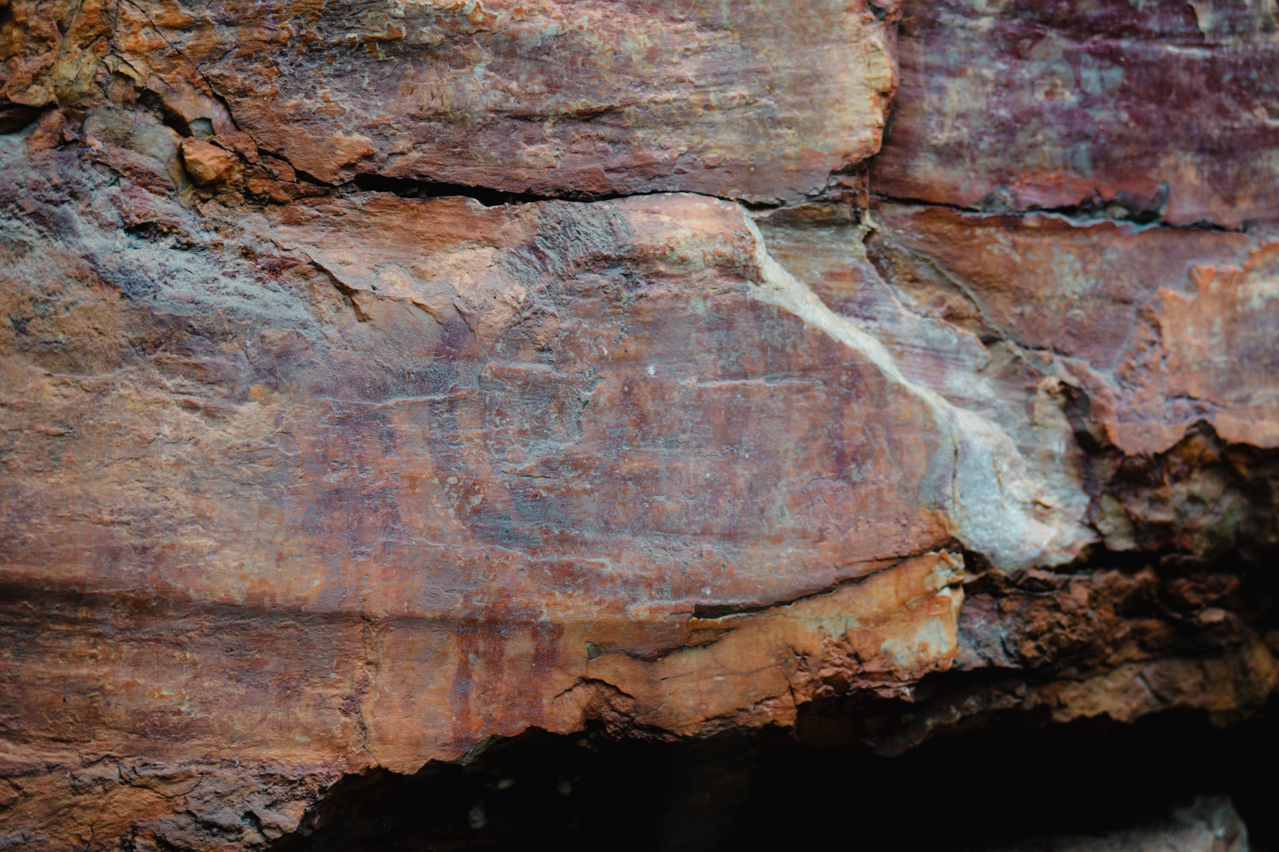 Detalle del Panel 1 de las pinturas rupestres de Fuencaliente, Ciudad Real, fotografiado por Ikonox Marketing Digital.