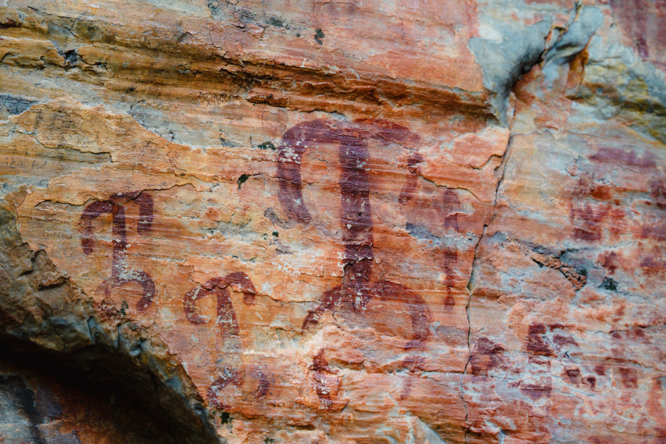 Detalle del Panel 3 de las pinturas rupestres de Fuencaliente, Ciudad Real, fotografiado por Ikonox Marketing Digital.