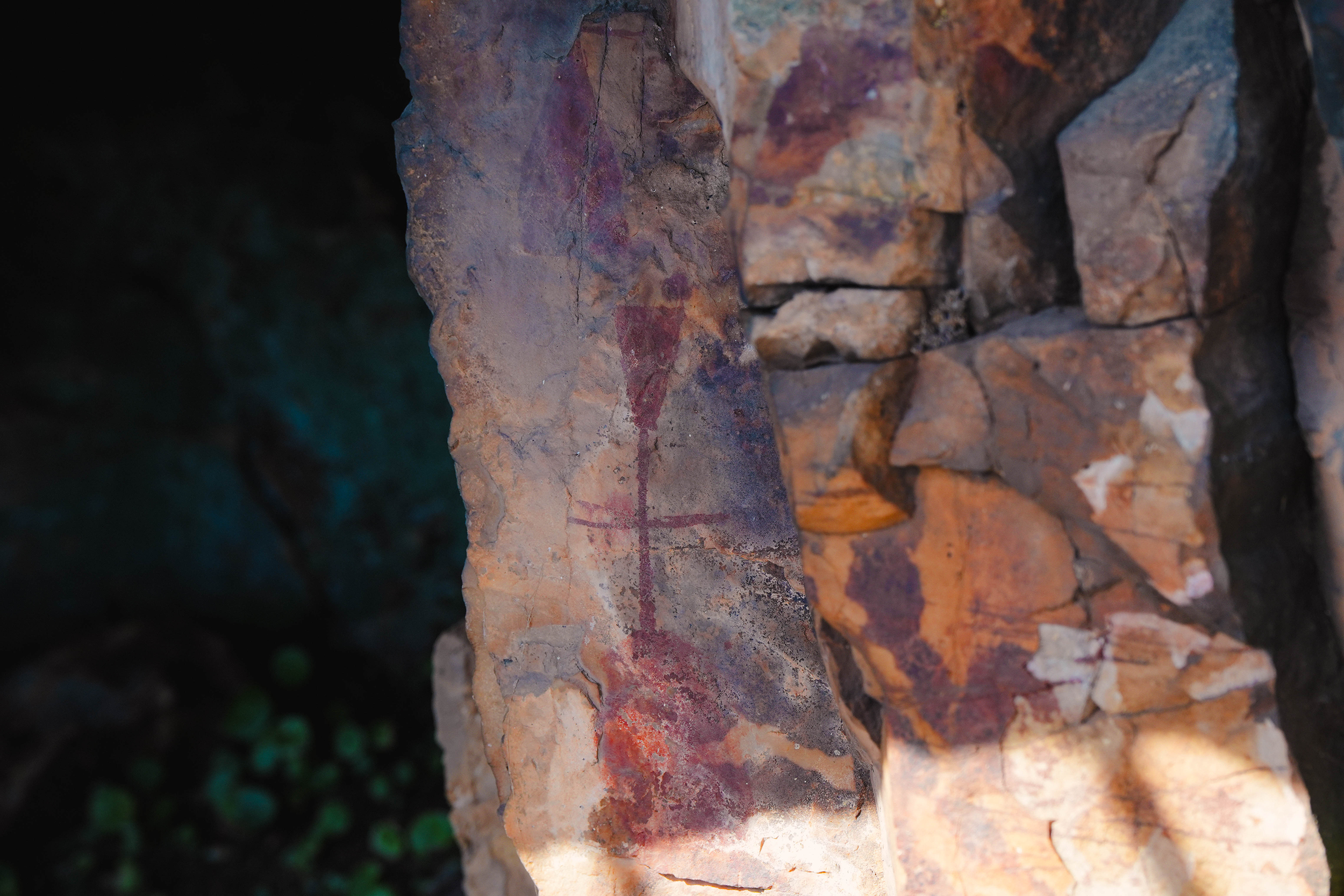 Plano detalle de yacimientos arqueológicos menores en Fuencaliente, Ciudad Real, realizado por Ikonox Marketing Digital.