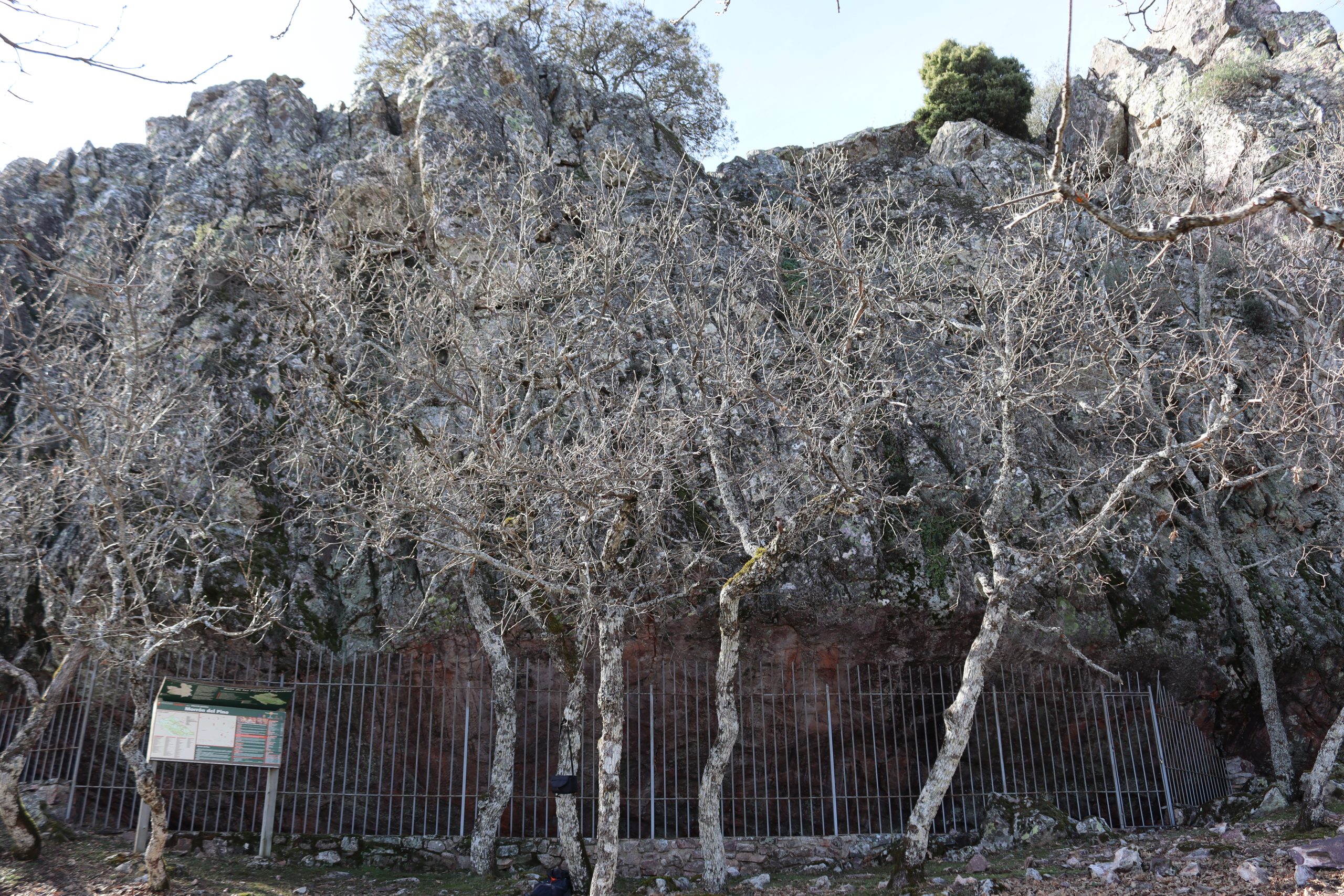 Vista general del yacimiento Morrón del Pino en Fuencaliente, Ciudad Real, con información de Macarena Fernández Rodríguez.